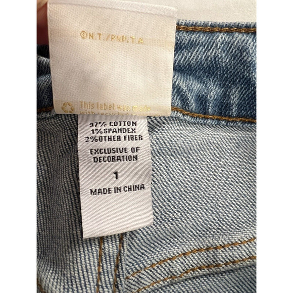 Sailor Moon Icons Embroidered Mom Jeans Size 1 Hot Topic Exclusive Cat Moon - Picture 11 of 16